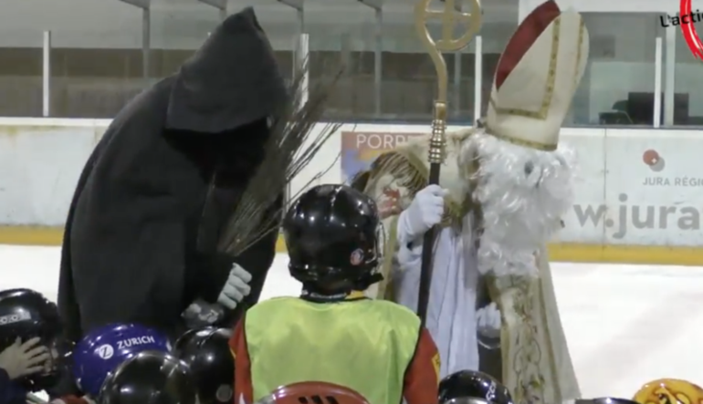 St-Nicolas rend visite au MOJU