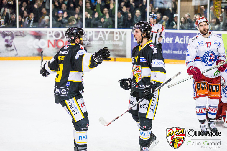 Hazen après son deuxième but