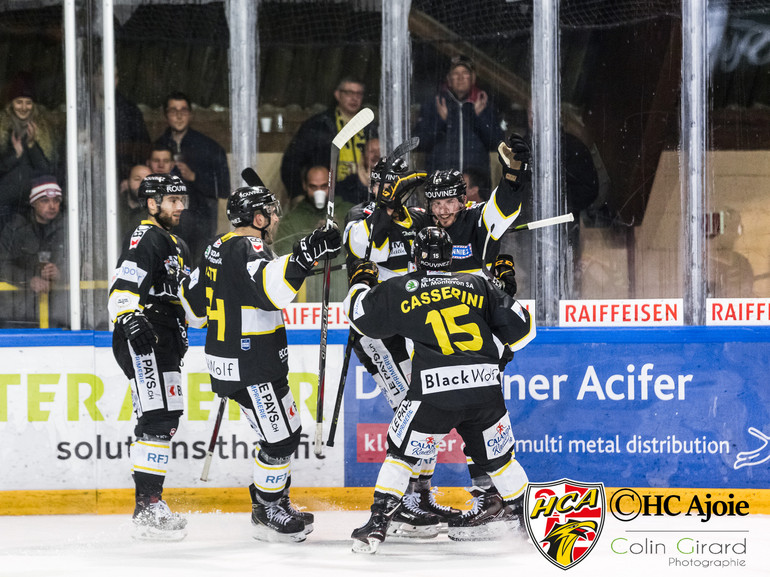 Ajoie célèbre le 1er but