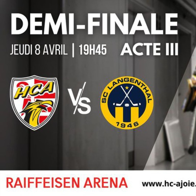 HC Ajoie - SC Langenthal 4-0 08.04.2021 ACTE III