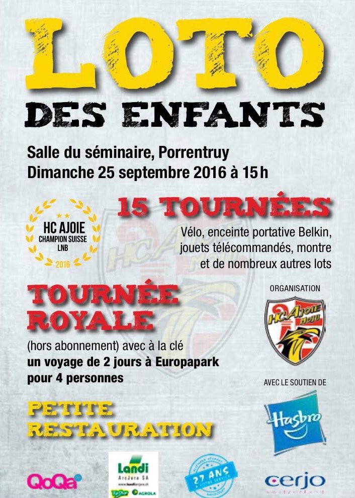 Loto pour enfants 25.09.16