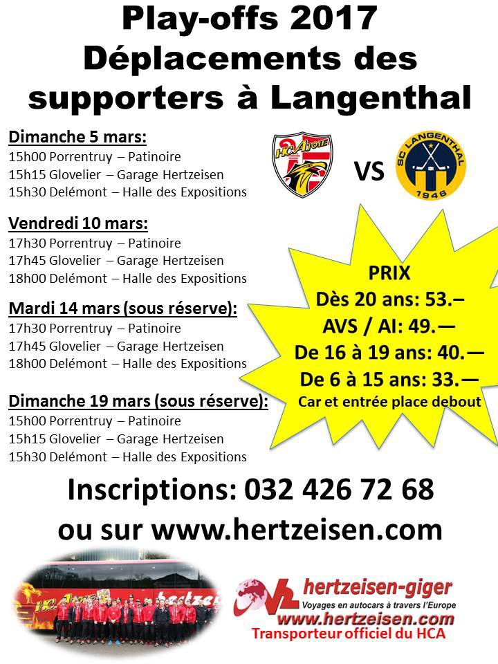 Déplacement Langenthal