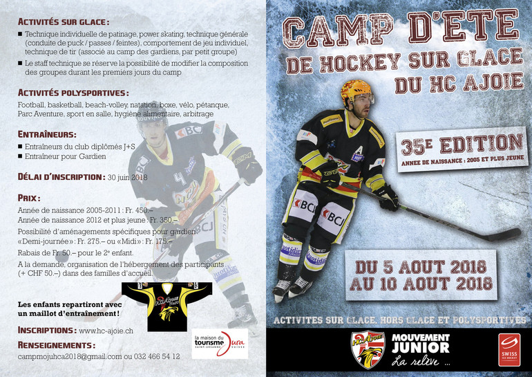 Camp d'été 2018