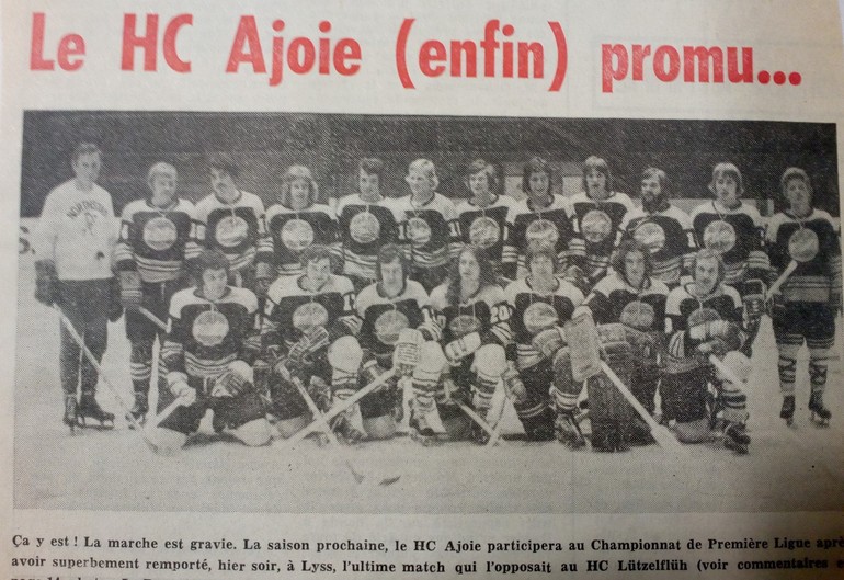 1978 - Ascension en 1ère ligue