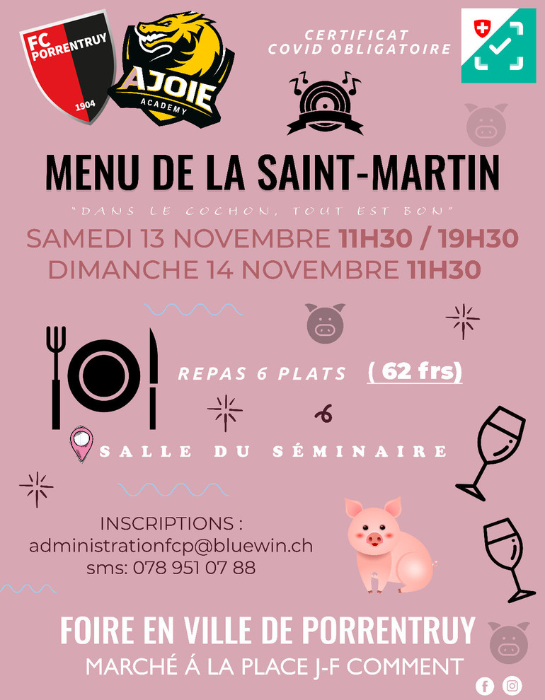 Menu de Saint-Martin