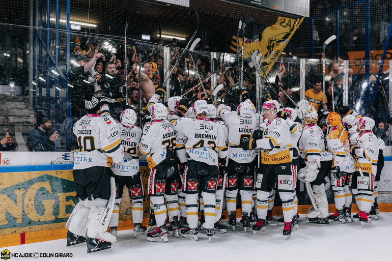 C.G Photographie, Chaux-De-Fonds, Club National League, Colin Girard, Extérieur, HC Ajoie, HC Chaux-de-Fond, HCA, HCAjoie, HCC, Hockey Club Ajoie, Match 6, Mélèze, NL, National League, Promotion-Relégation, Victoire, maintien