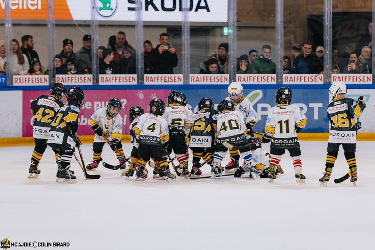 match de l'école de hockey