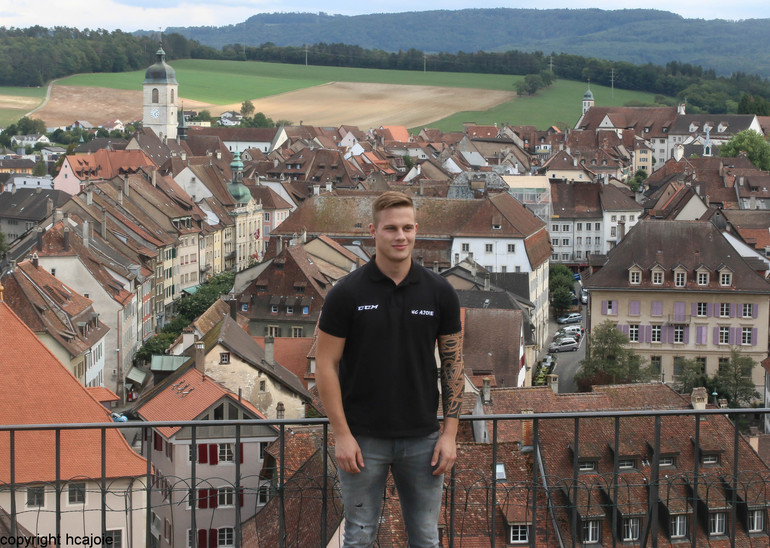 sur la terrasse du château