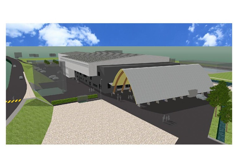 rénovation patinoire avec hutte