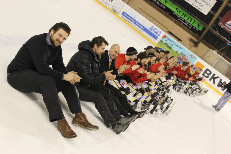 Ajoie célébré par son kop