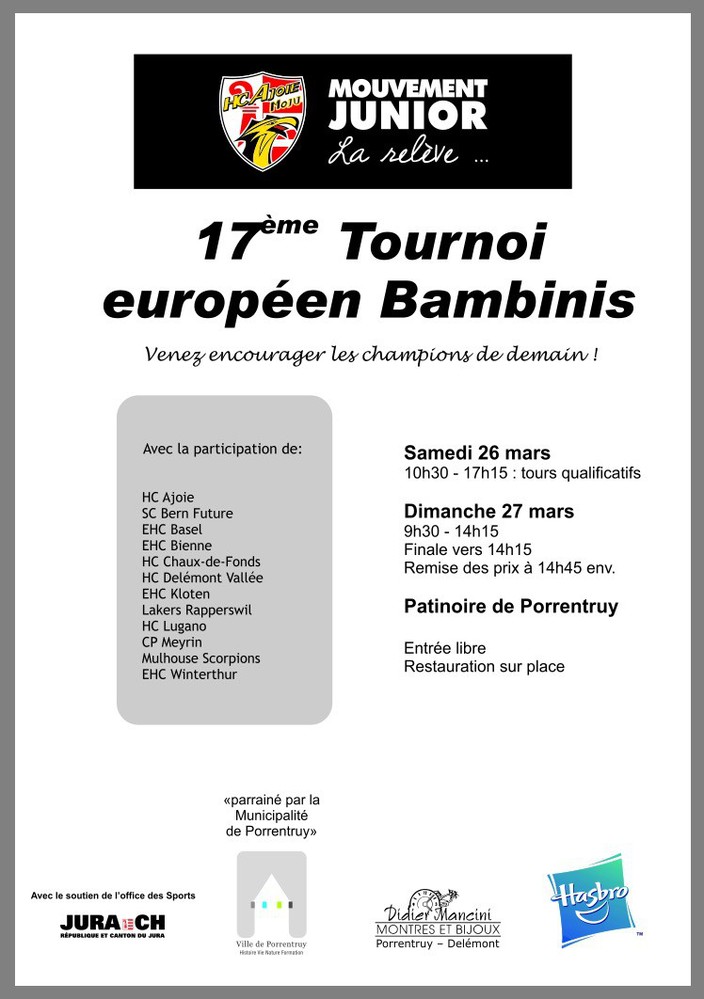 Tournoi bambinis