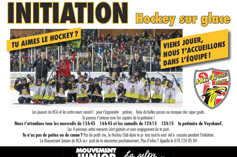 Reprise de l'école de hockey