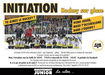 Initiation au hockey sur glace