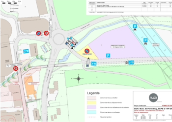 Parcage aux abords de la patinoire