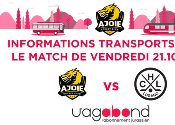 Informations transports pour le match de vendredi 21.10.2022
