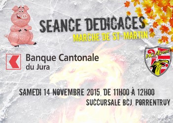 Séance dédicaces de St-Martin