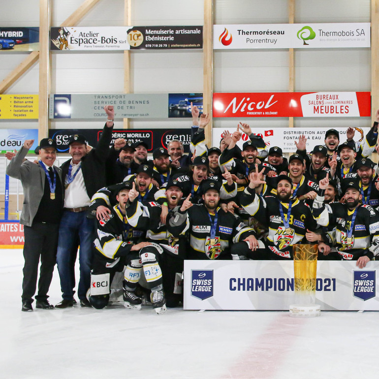 HC Ajoie - EHC Kloten 5-4 ap 28.04.2021 SWISS LEAGUE CHAMPION