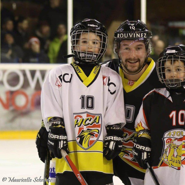Steven Barras et l'école de hockey 6.3.16